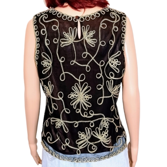 Vintage Sophie Chang Embroidered Top - Picture 6 of 7